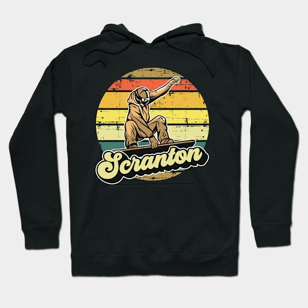 Scranton snowboarding mountain Hoodie by NeedsFulfilled